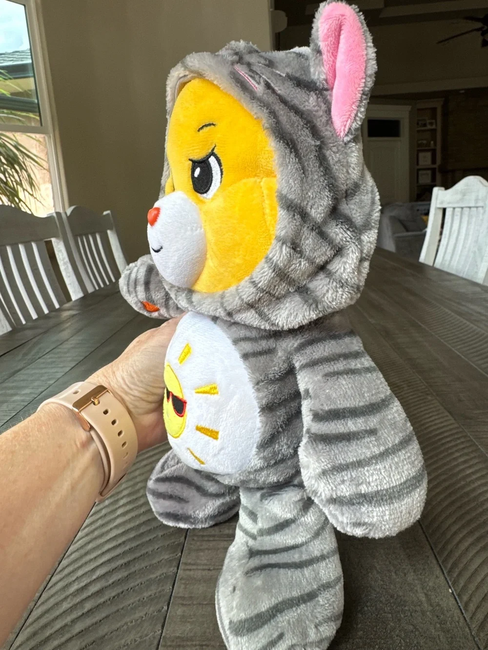 Care Bears - Funshine Bear Kitty Cat Hoodie ‘Unlock The Magic Snuggle’ Friends